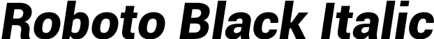 Roboto Black Italic font | Roboto-BlackItalic.ttf