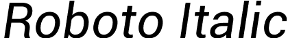 Roboto Italic font | Roboto-Italic.ttf