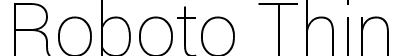 Roboto Thin font | Roboto-Thin.ttf