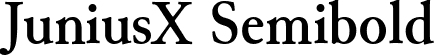 JuniusX Semibold font | JuniusX-Semibold.ttf