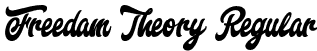 Freedam Theory Regular font | Freedamtheory-axyvK.otf