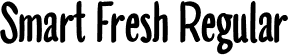 Smart Fresh Regular font | SmartFresh.otf