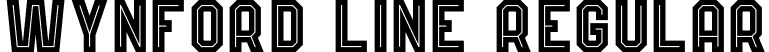 Wynford Line Regular font | Wynford-Line.otf