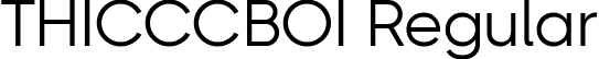 THICCCBOI Regular font | THICCCBOI-Regular.ttf