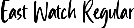 East Watch Regular font | EastWatch-lgd6e.ttf