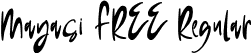 Mayasi FREE Regular font | MayasiFree-JRa1j.ttf