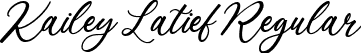 Kailey Latief Regular font | KaileyLatief-7BjRD.ttf