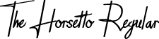 The Horsetto Regular font | TheHorsetto-Regular.ttf