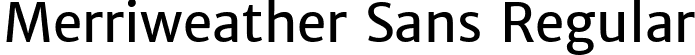 Merriweather Sans Regular font | MerriweatherSans-Regular.ttf