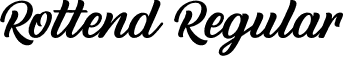 Rottend Regular font | Rottend-7BjjE.otf