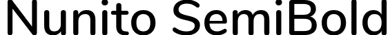 Nunito SemiBold font | Nunito-SemiBold.ttf