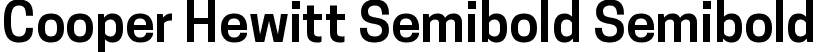 Cooper Hewitt Semibold Semibold font | CooperHewitt-Semibold.ttf