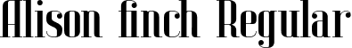 Alison finch Regular font | Alison finch.otf.otf