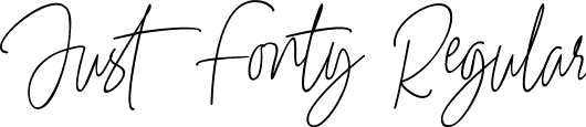 Just Fonty Regular font | JustFonty-gxEL5.ttf