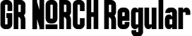 GR NORCH Regular font | GR NORCH.otf