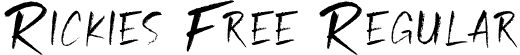 Rickies Free Regular font | RickiesfreeRegular-ZVEjz.otf