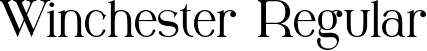 Winchester Regular font | Winchester.otf.otf