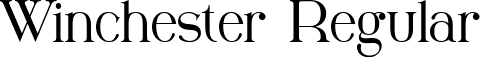 Winchester Regular font | Winchester.ttf.ttf