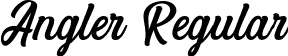 Angler Regular font | Angler-qZ2XV.ttf