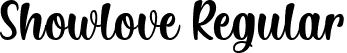 Showlove Regular font | Showlove-Regular.ttf