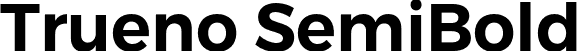 Trueno SemiBold font | TruenoSBd.otf