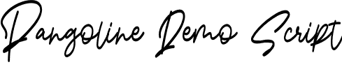 Pangoline Demo Script font | PangolineDemo-Rpv6o.otf