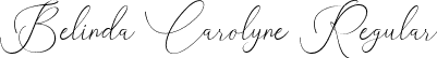 Belinda Carolyne Regular font | Belinda Carolyne TTF.ttf