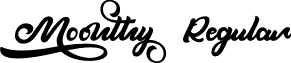 Moonthy Regular font | Moonthy-BWL63.otf