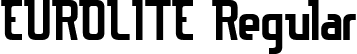 EUROLITE Regular font | EUROLITE.ttf