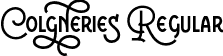 Colgneries Regular font | Colgneries-6YRwA.otf