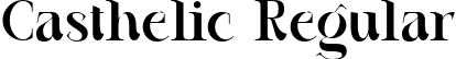 Casthelic Regular font | casthelic-2o9z3.ttf