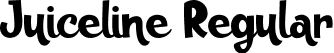 Juiceline Regular font | Juiceline.ttf