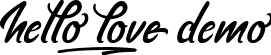 hello_love demo font | hello_love.ttf