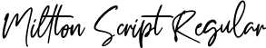 Millton Script Regular font | Millton Script.ttf