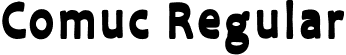 Comuc Regular font | Comuc.otf