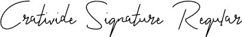 Crativide Signature Regular font | ChildishSignature_demo.otf