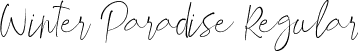 Winter Paradise Regular font | WinterParadise.ttf