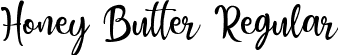 Honey Butter Regular font | Honey Butter.ttf