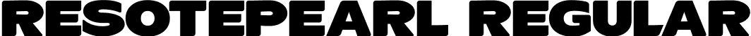 ResotEPearl Regular font | ResotE-Pearl.ttf