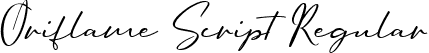 Oriflame Script Regular font | Oriflame Script.ttf