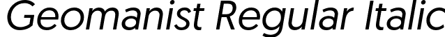 Geomanist Regular Italic font | Geomanist-Regular-Italic.otf