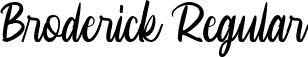 Broderick Regular font | BroderickRegular-PKK52.ttf