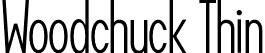 Woodchuck Thin font | Woodchuck-Thin.otf