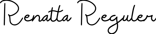 Renatta Reguler font | Renatta-Reguler.otf