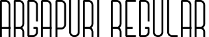 Argapuri Regular font | Argapuri.otf