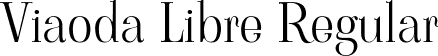 Viaoda Libre Regular font | ViaodaLibre-Regular.ttf