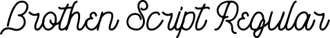 Brothen Script Regular font | Brothen.ttf