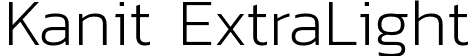 Kanit ExtraLight font | Kanit-ExtraLight.ttf