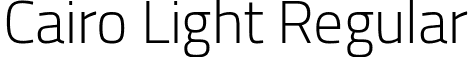 Cairo Light Regular font | Cairo-Light.ttf