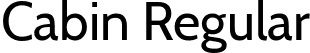 Cabin Regular font | Cabin-Regular.ttf